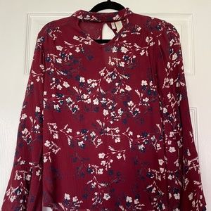 Japna High neck bell sleeve top